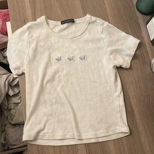 brandy melville butterfly tee